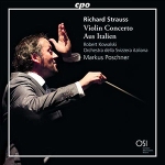 CD Richard Strauss Violin Concerto Aus Italien